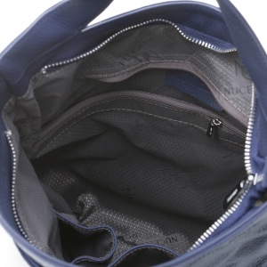 Elegance fashion series cowhide leahter dual-function bag Blue