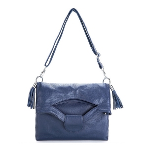 Elegance fashion series cowhide leahter dual-function bag Blue