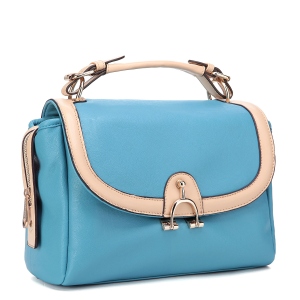 Bright Color Girl Two Way Bags Blue