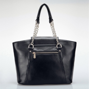 Classic sheepskin handbag Black